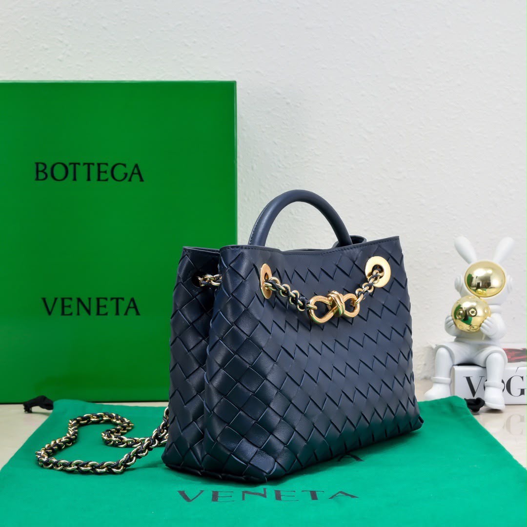Bottega Andiamo Chain azul marinho vista frontal